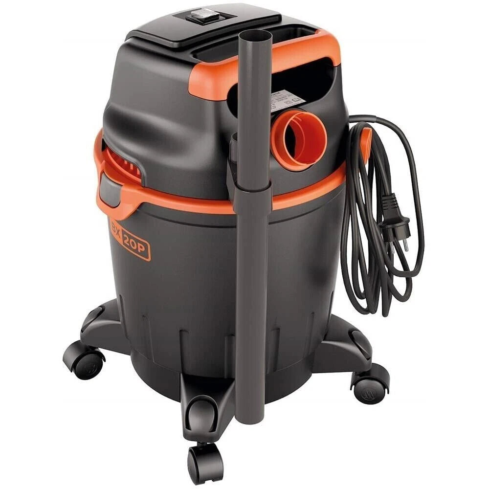 Aspiratutto e Aspiraliquidi Black+Decker 20L 1200W Mod. BXVC20PE, Bidone Aspirapolvere Professionale | Black+Decker