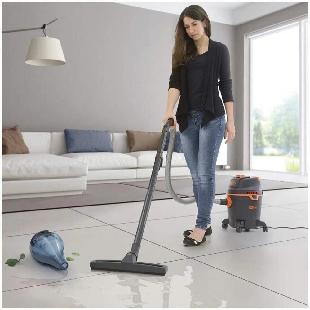 Aspiratutto e Aspiraliquidi Black+Decker 20L 1200W Mod. BXVC20PE, Bidone Aspirapolvere Professionale | Black+Decker