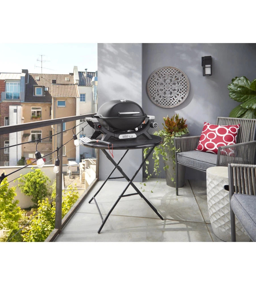 Barbecue a Gas Weber Q 1100N Nero, Grill Portatile Compatto con Accensione Elettronica | Weber