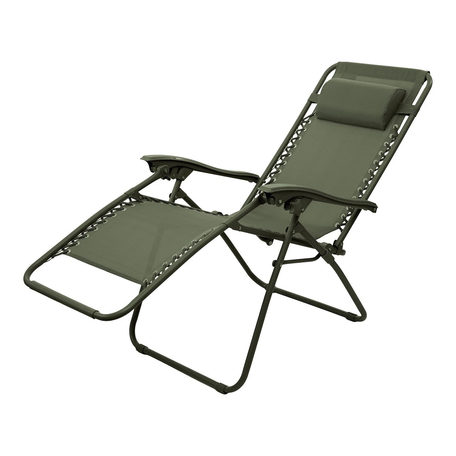 Sdraio reclinabile e pieghevole 165x65x110cm con braccioli TEX Kasanova