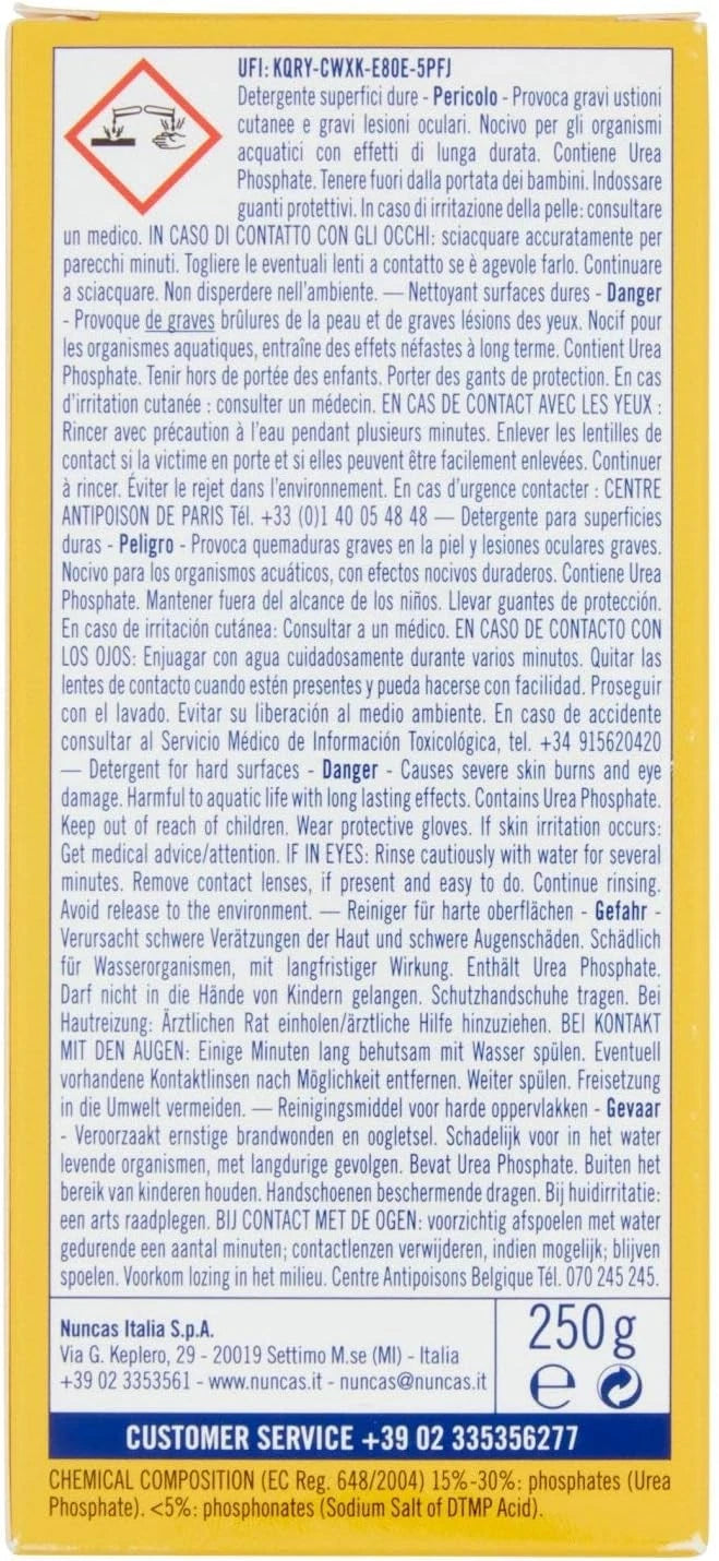 Decalcificante per lavatrice Nuncas (250 g)