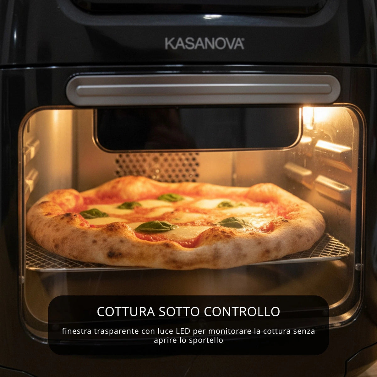 Forno Friggitrice ad Aria Digitale 12 Litri 1800 W Grigio