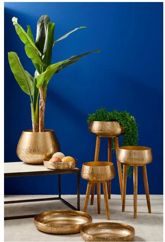 Bizzotto Pianta di Banano Artificiale 135 cm con Vaso Decorativo