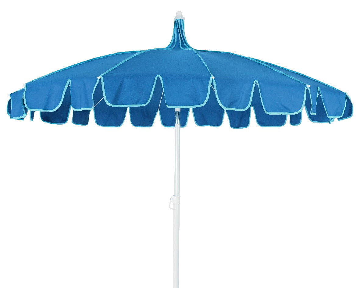 Ombrellone Vintage Blue D.195 Kaemingk - Stile Retro e Protezione per il Tuo Spazio Esterno