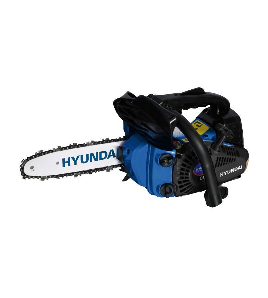 Motosega da potatura a scoppio 25cc lama 25cm con custodia e 2 catene Hyundai