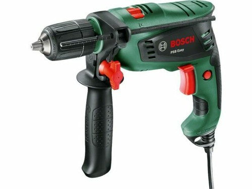Trapano a Percussione 600 W con Mandrino Autoserrante e Valigetta Bosch EasyImpact 600