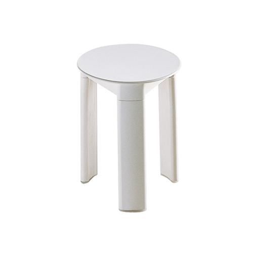 Sgabello da bagno Trio bianco Gedy