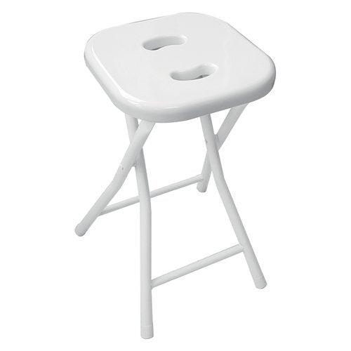 Sgabello pieghevole bianco Gedy