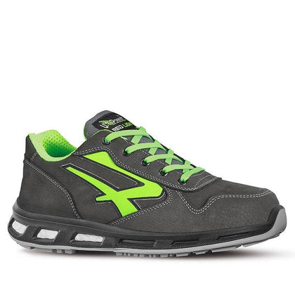 Scarpa antinfortunistica "Yoda" bassa grigio/verde Upower