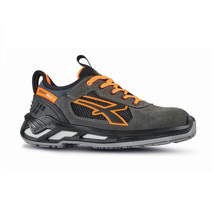 Scarpa antinfortunistica "Ryder" bassa grigio/arancio Upower