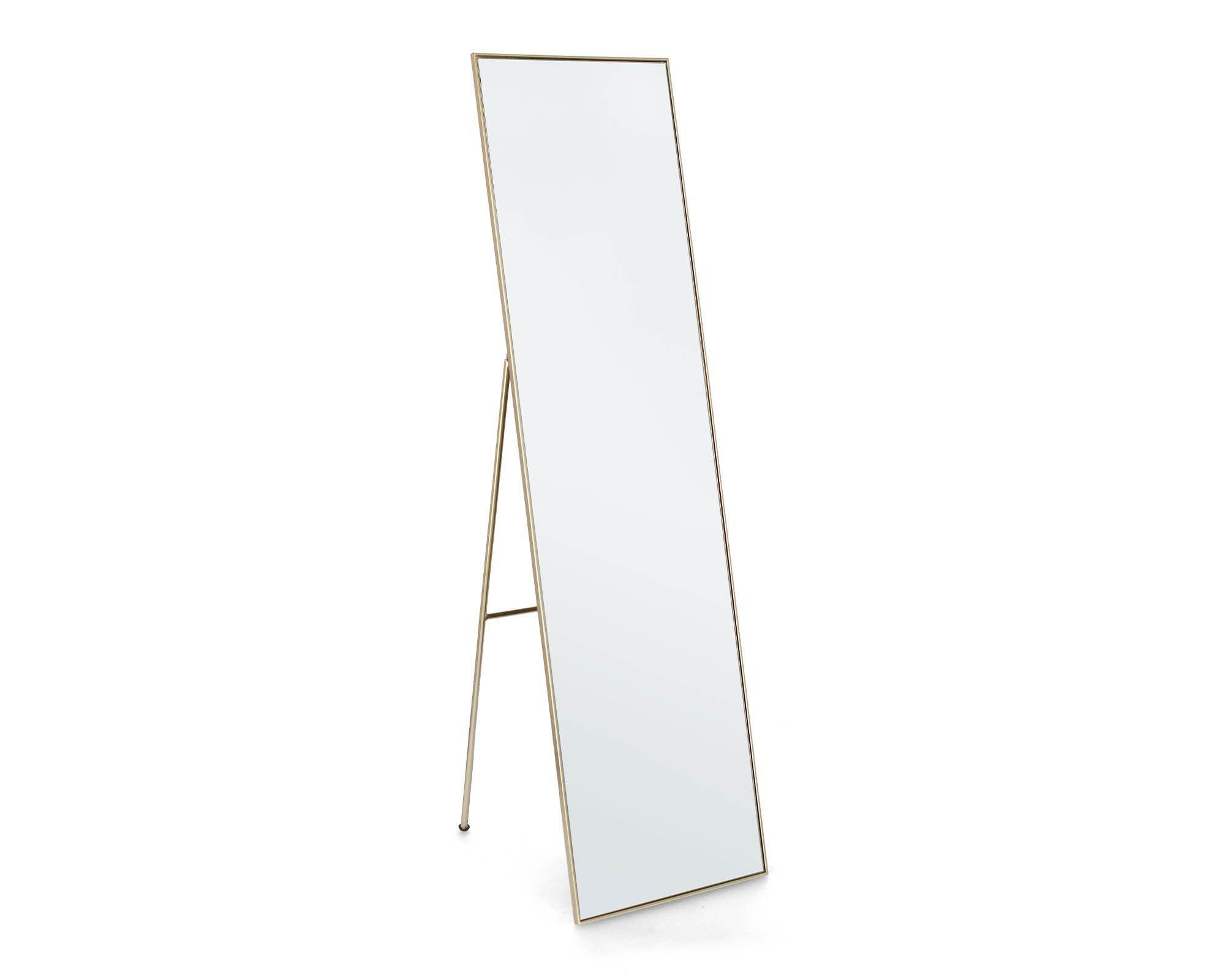 Specchio Universe con cornice e sostegno oro 40×150 in vetro e MDF Bizzotto - Brico Sapiens - L' evoluzione del fai da te