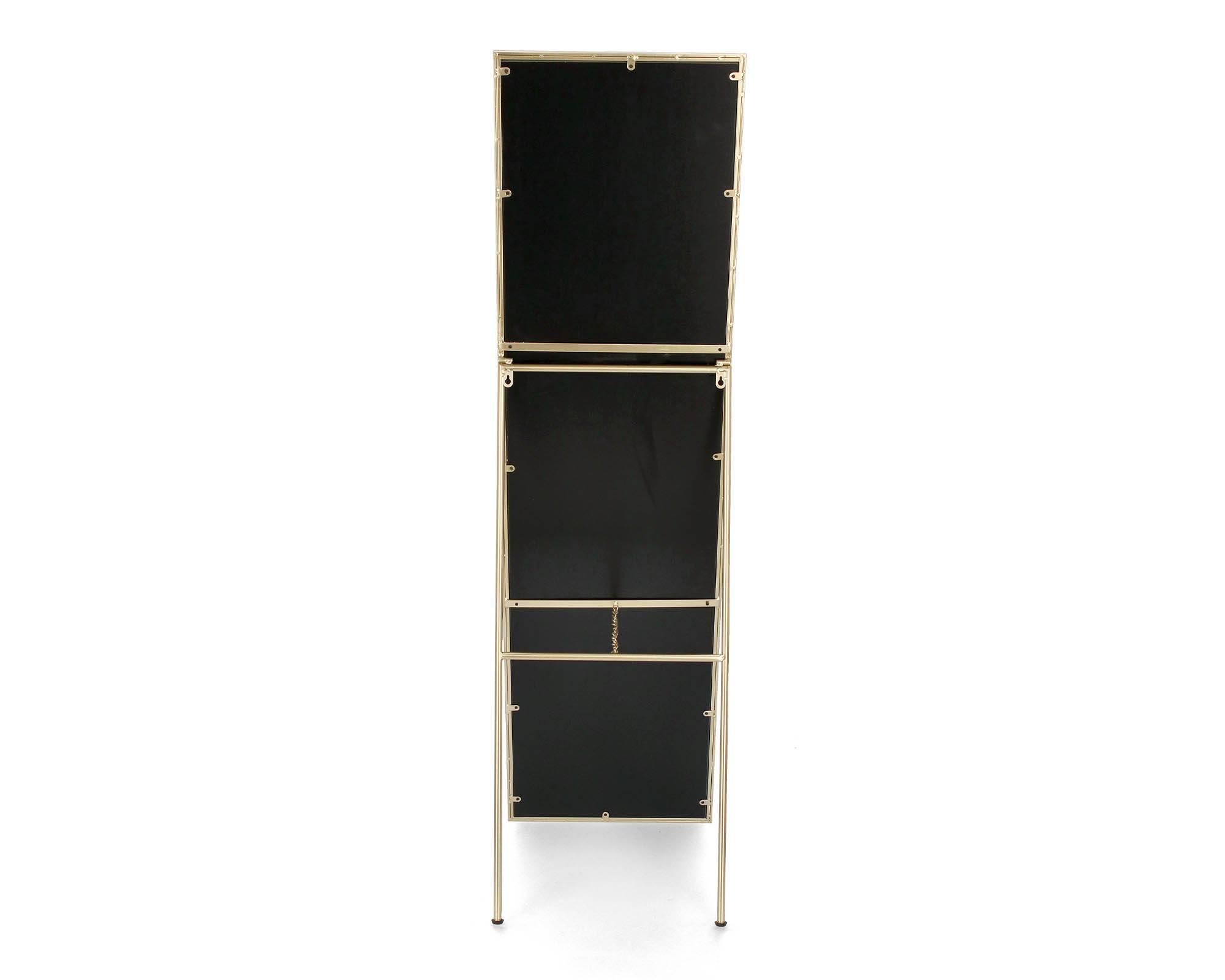 Specchio Universe con cornice e sostegno oro 40×150 in vetro e MDF Bizzotto - Brico Sapiens - L' evoluzione del fai da te