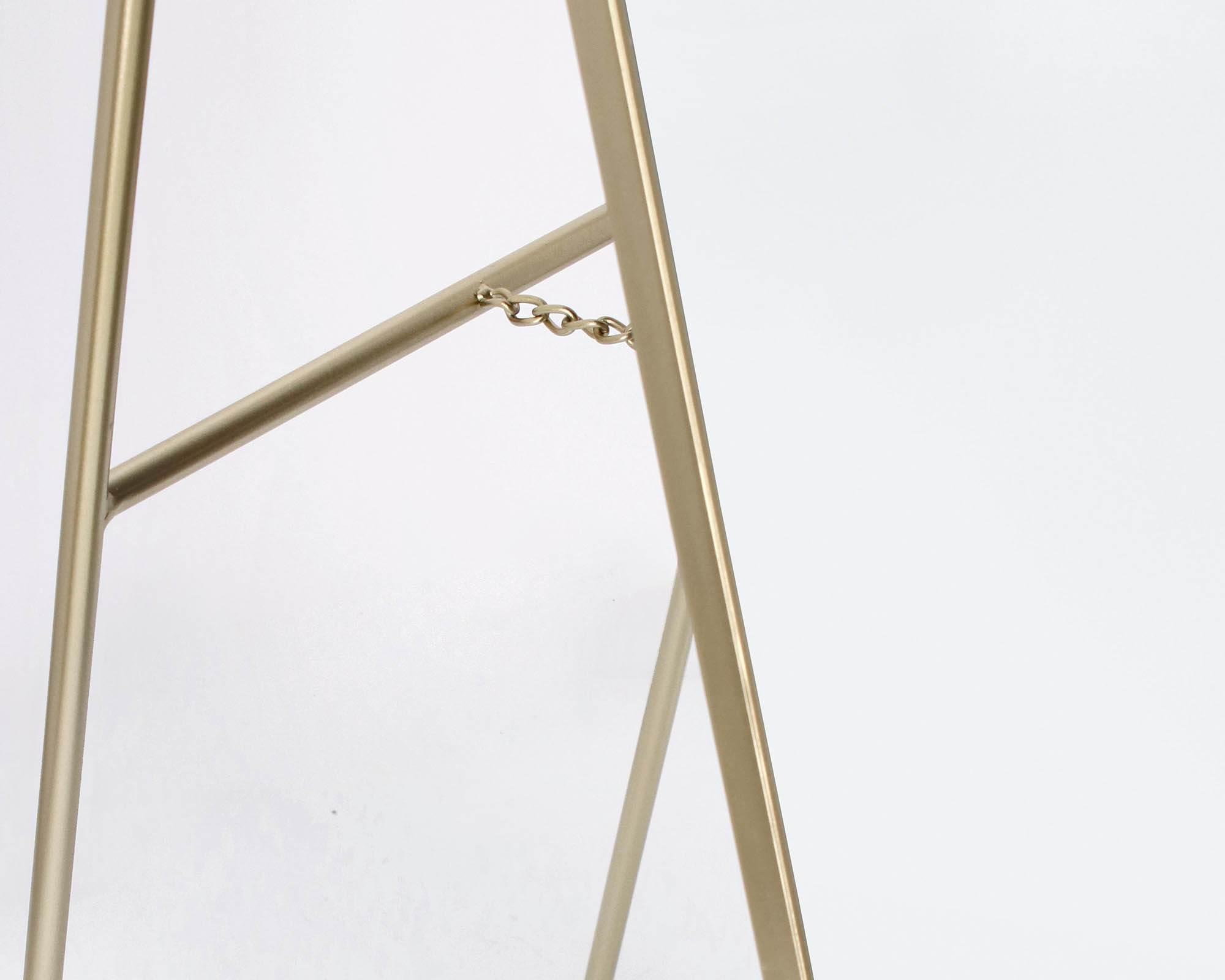 Specchio Universe con cornice e sostegno oro 40×150 in vetro e MDF Bizzotto - Brico Sapiens - L' evoluzione del fai da te