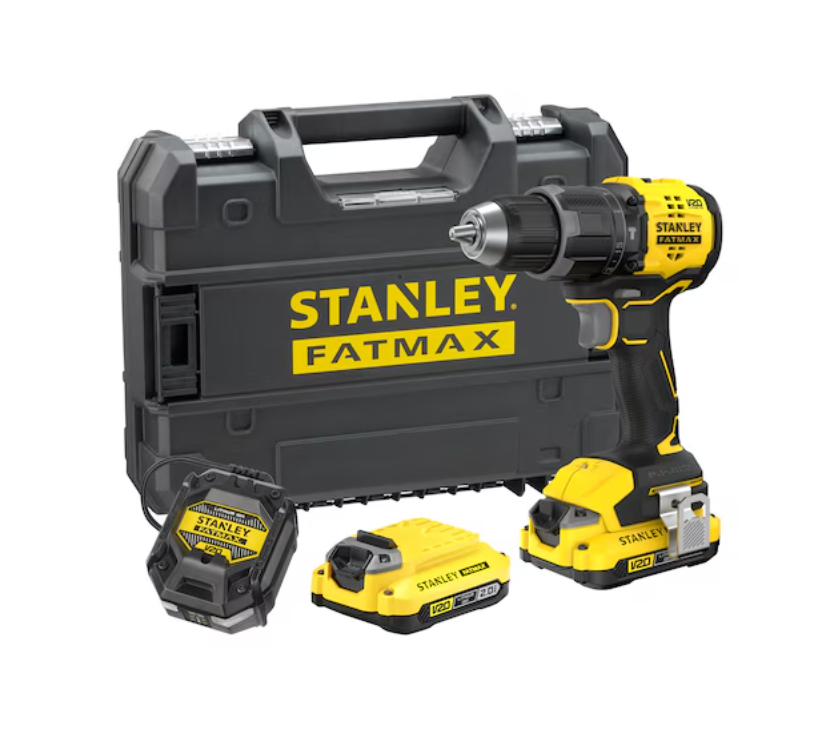 Trapano a percussione V20, batteria 4AH, con valigetta pro-stak Stanley