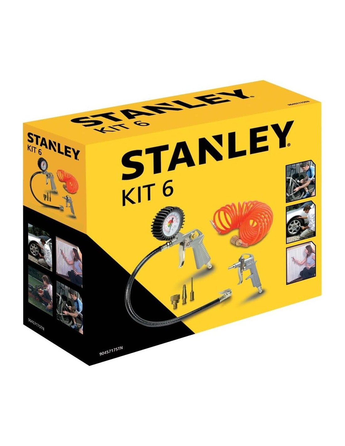 Kit 6 pezzi per compressore in scatola Stanley