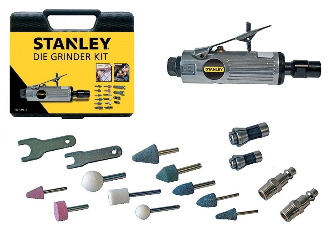 Cofanetto kit smerigliatrice per compressore Stanley