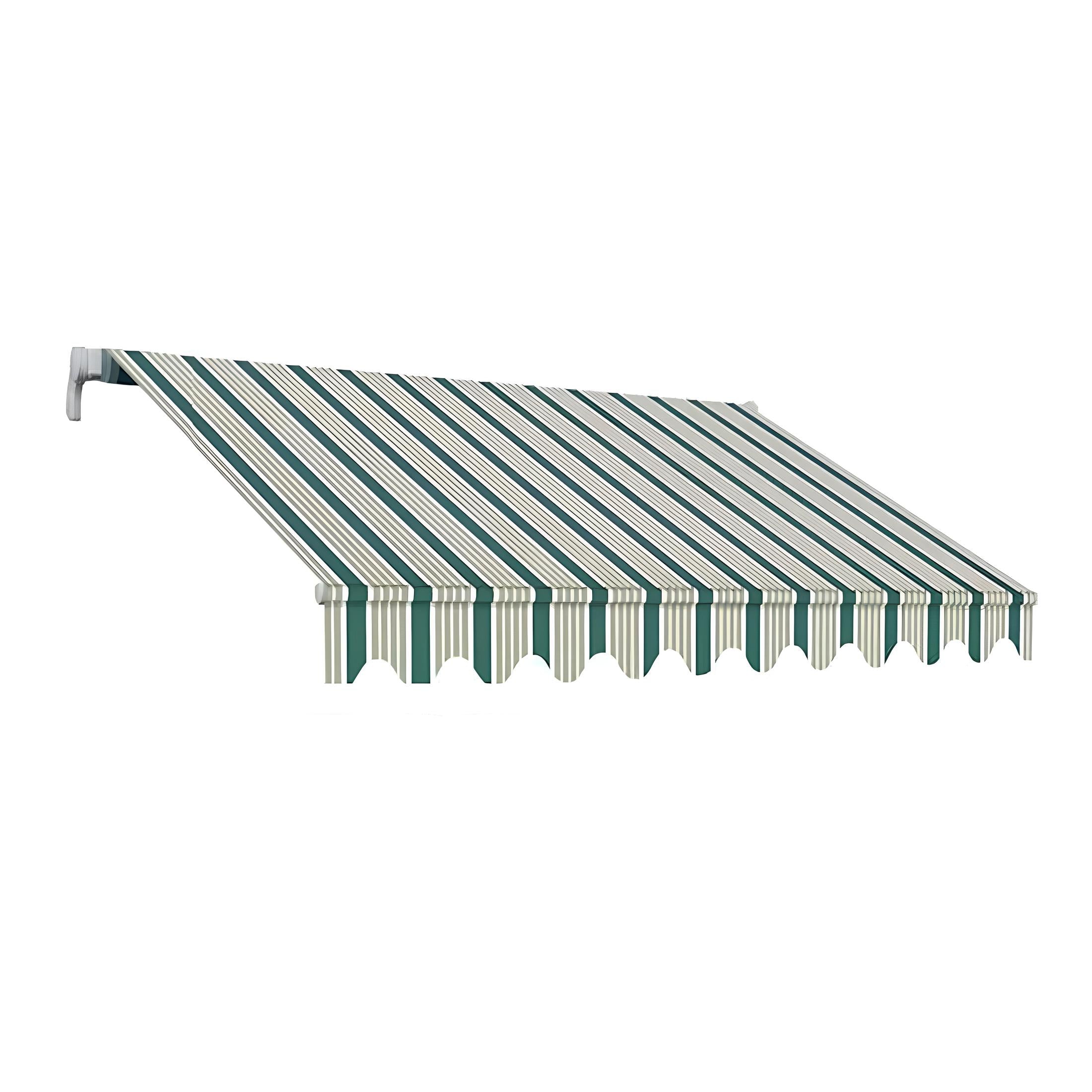 Tenda da Sole a Bracci con Barra/Quadra 3X2 MT Beige/Verde