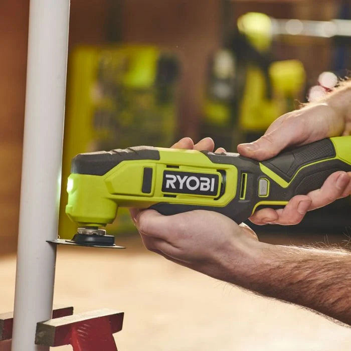 Utensile Multifunzione Ryobi 18V ONE+ RMT18-0, Strumento Oscillante per Taglio, Levigatura e Raschiatura | Ryobi