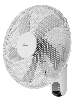 Ventilatore a parete con telecomando 40cm Bimar